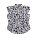 Burberry Cap Sleeve Blouse - Women's L